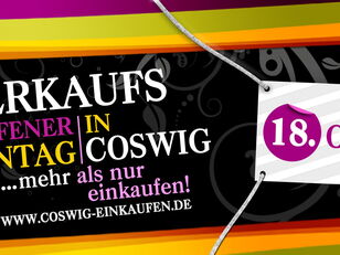 Verkaufsoffener Sonntag in Coswig, www.coswig-einkaufen.de
