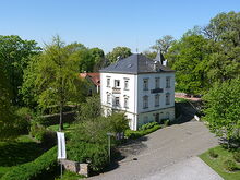 Blick zur Karrasburg vom Rathausdach