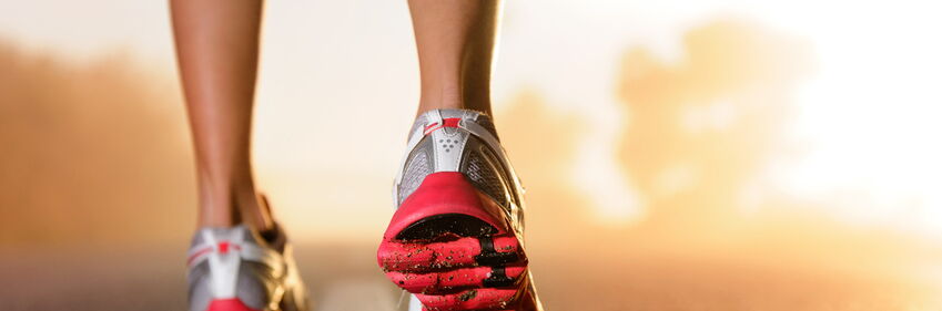 Beine einer Läuferin