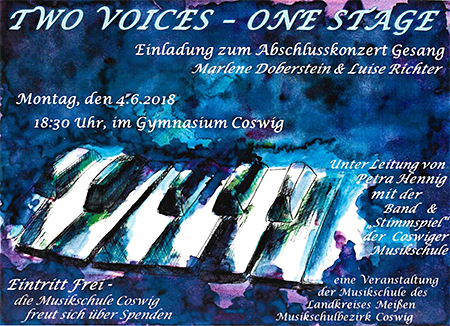 Einladung Abschlusskonzert Gesang