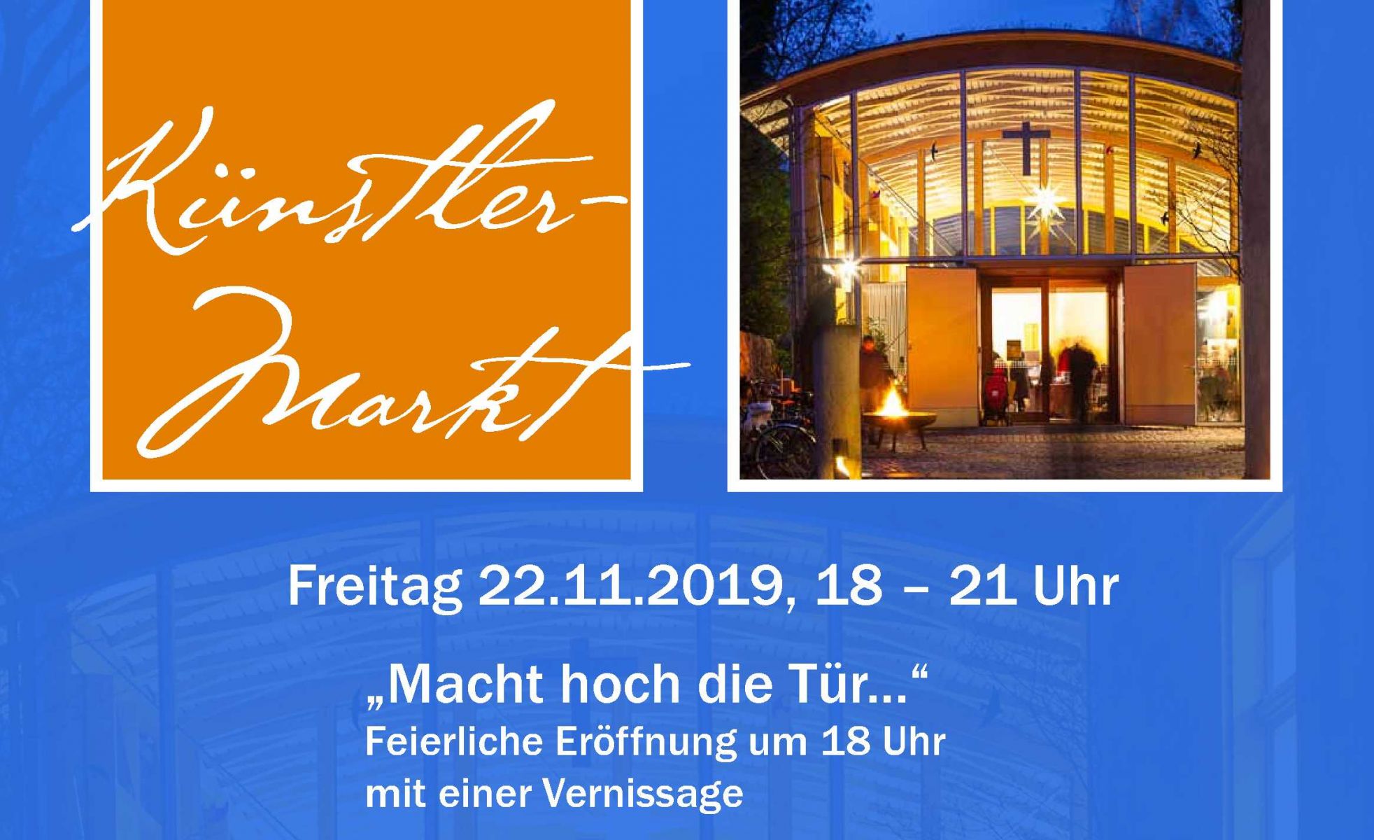 Plakat Künstlermarkt