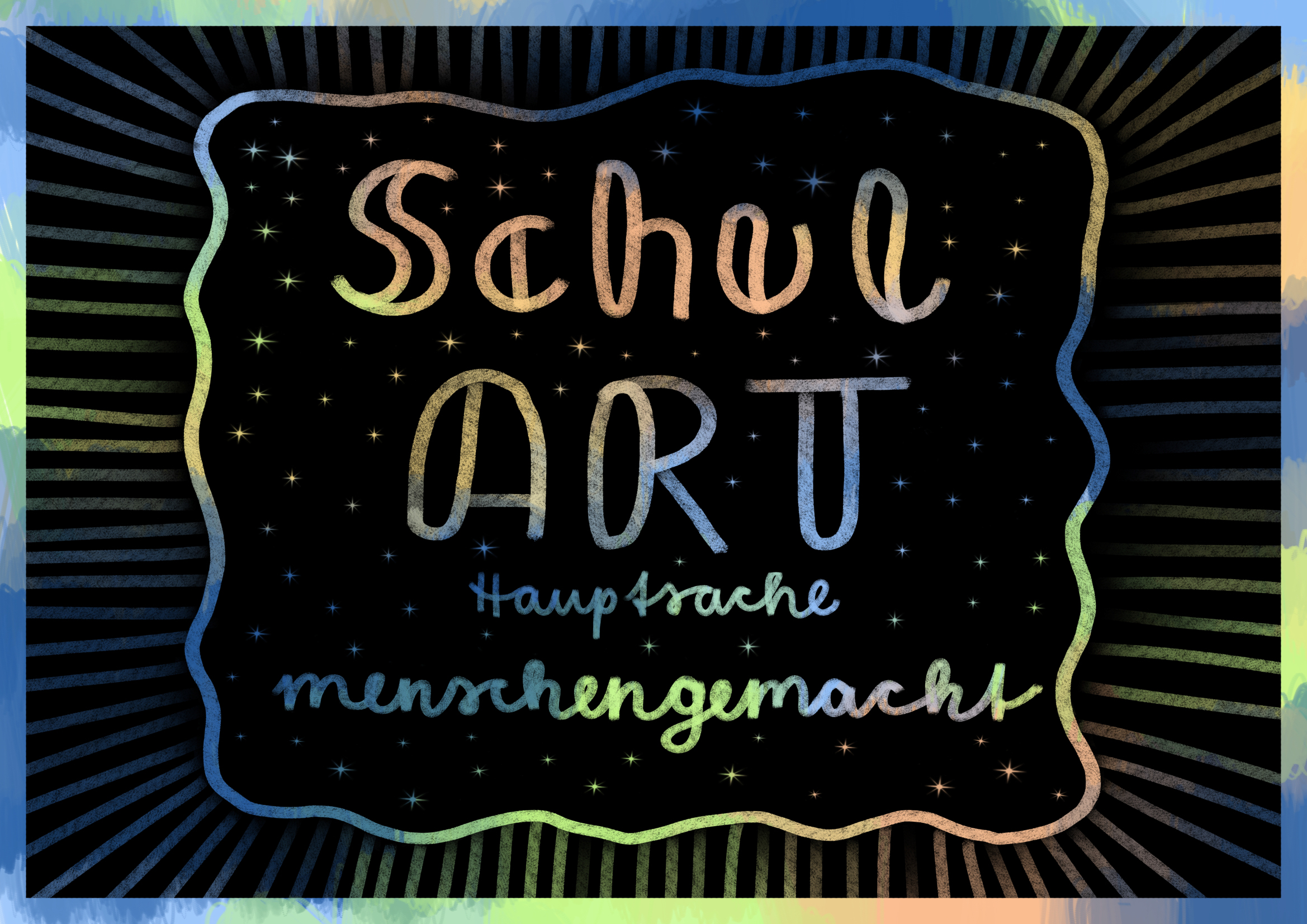 Plakat SchulArt, Grafik: Gymnasium Coswig
