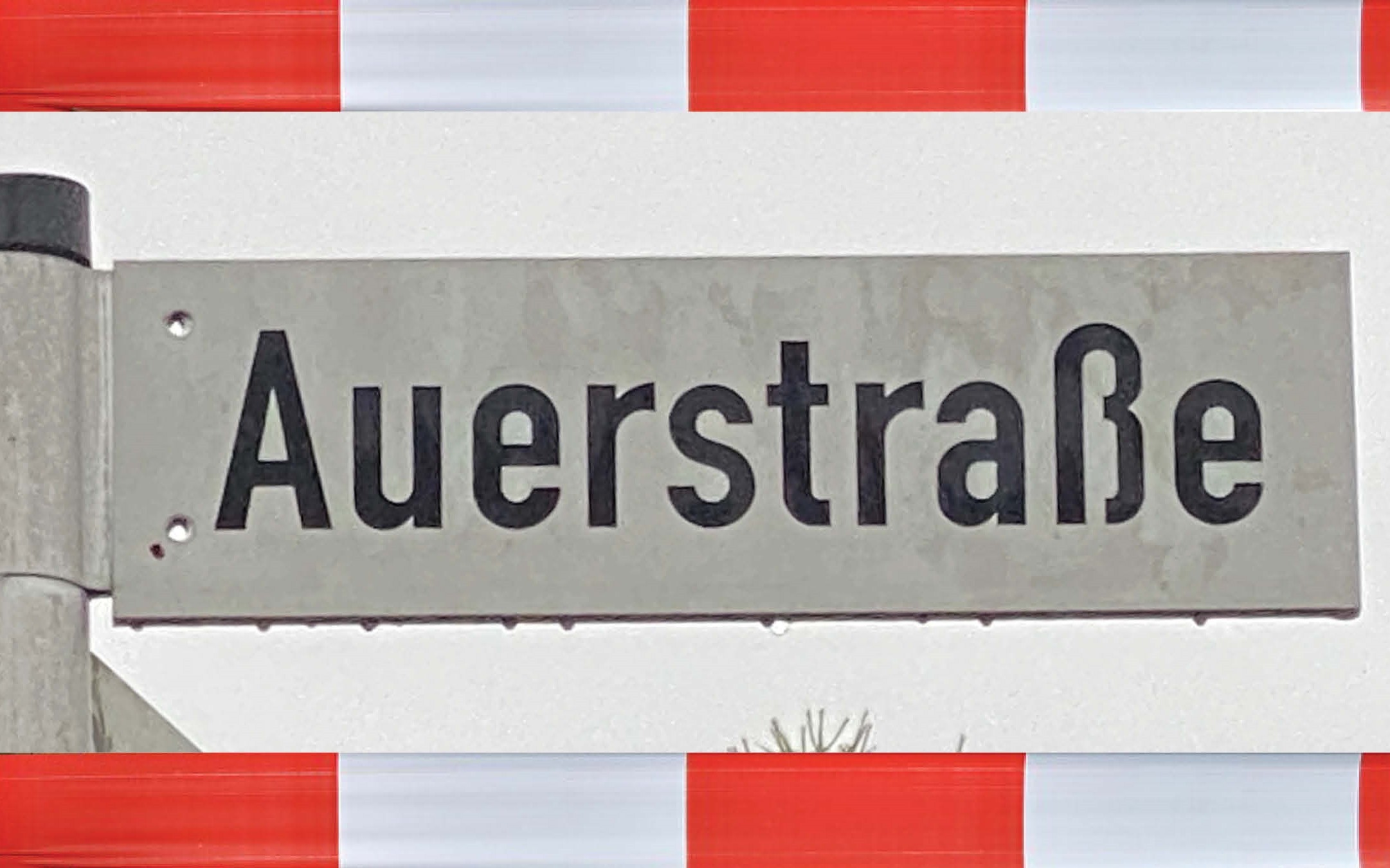 Schild Auerstraße