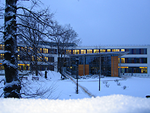 Rathaus Coswig im Winter