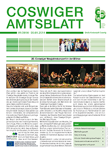 Titelseite des Amtsblattes