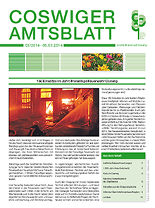 Titelseite des Amtsblattes