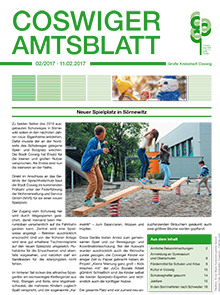 Titelseite des Amtsblattes