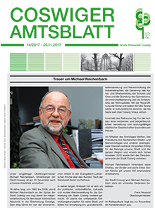 Titelseite des Amtsblattes