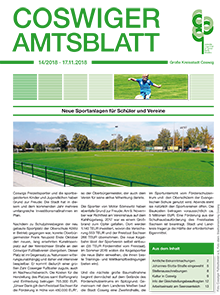 Titelseite des Amtsblattes