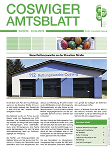 Titelseite des Amtsblattes