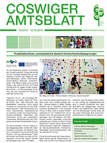 Titelseite des Amtsblattes