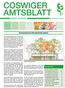 Titelseite des Amtsblattes