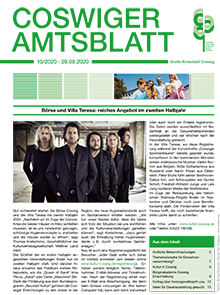 Titelseite des Amtsblattes