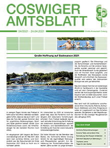 Titelseite des Amtsblattes