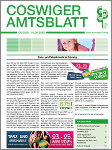 Titelseite des Amtsblattes vom 10.05.2025