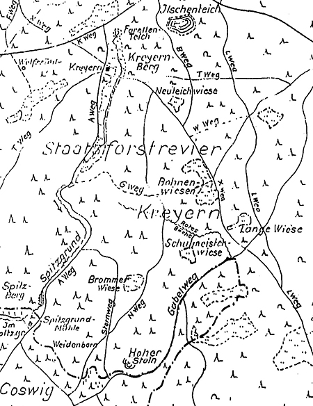 Flurnamenplan von 1835