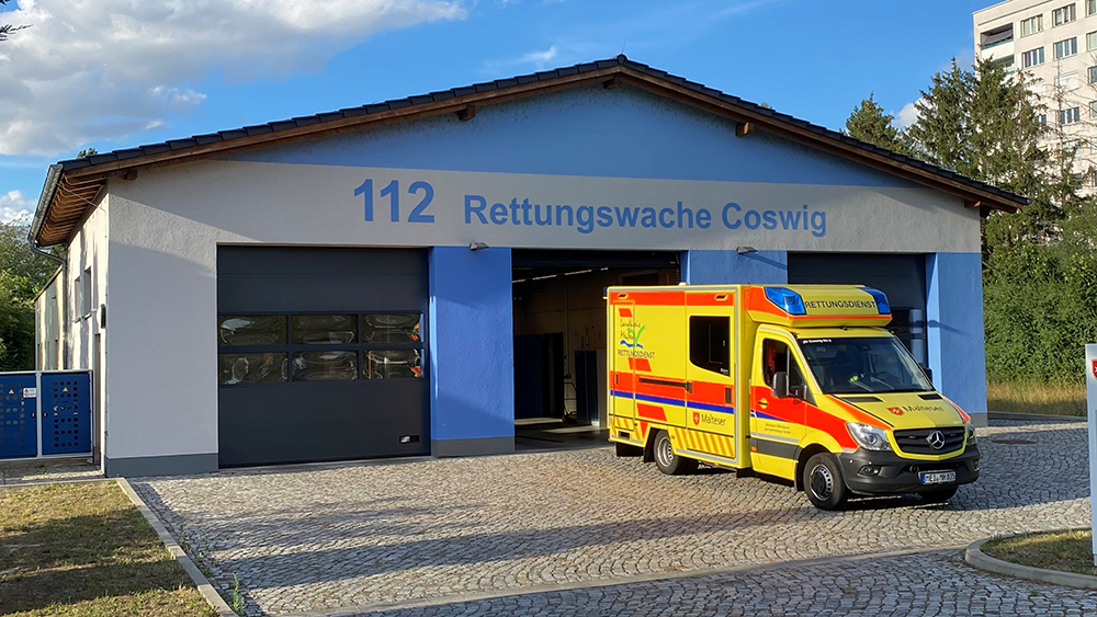 Neue Rettungswache in Coswig
